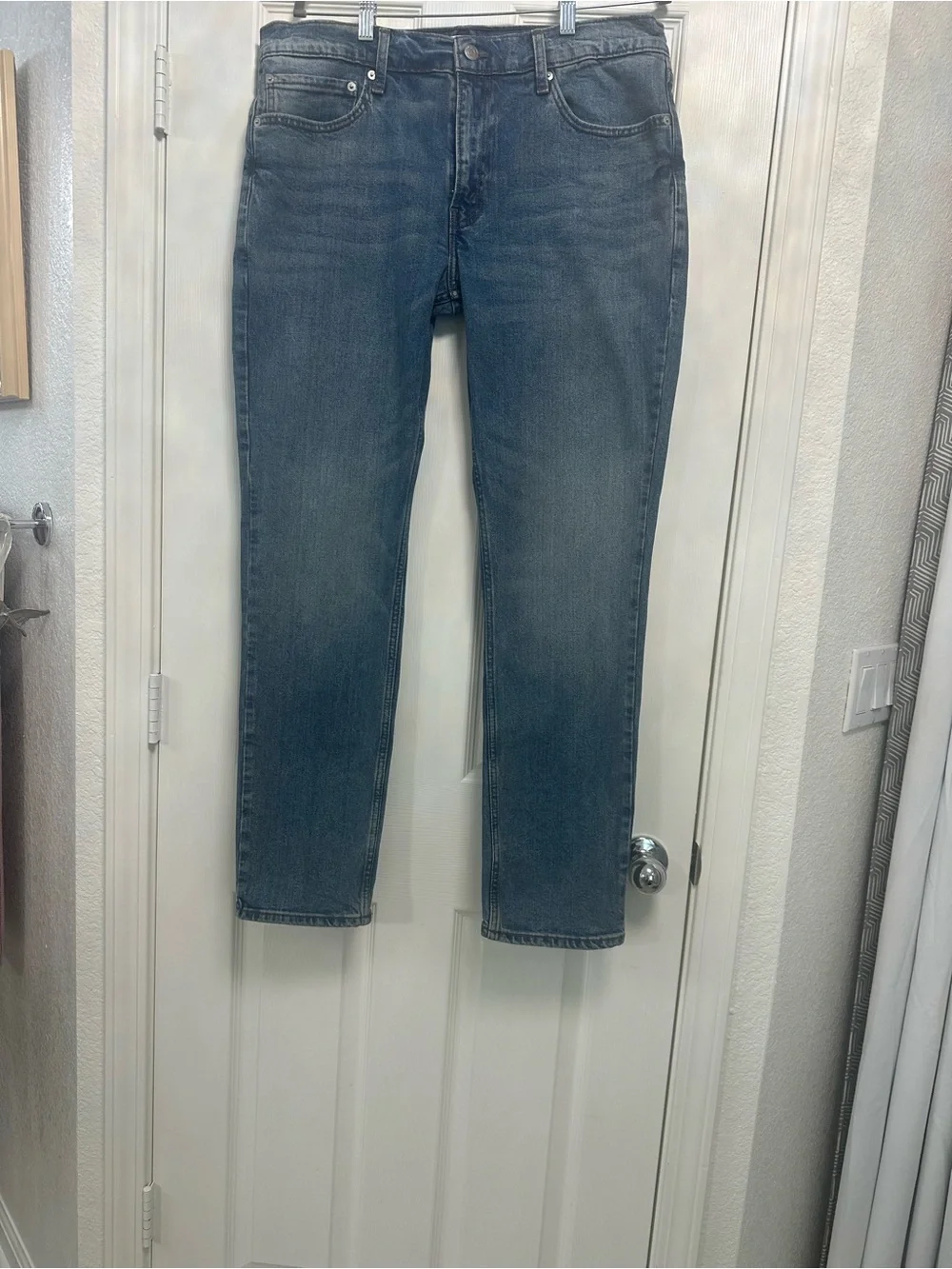 Signature by Levi Strauss Men's Slim Fit Jeans W36 L32 Blue Denim Stretch